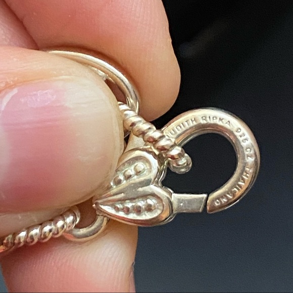 Judith Ripka Locket necklace. - Picture 7 of 7